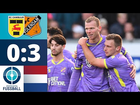 Ex-Paulianer Veerman trifft als Joker - Volendam gewinnt Kellerduell  | SC Cambuur - FC Volendam