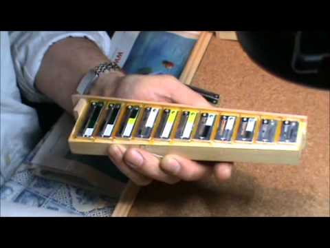 waxing Hohner diatonic accordion reeds