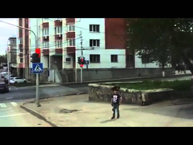 Мальчик в Башкирии регулировал движение на перекрестке