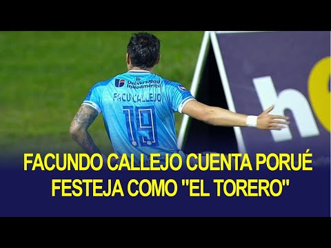 Facundo Callejo goleador de la B de Ecuador cuenta porqué festeja como EL TORERO sus goles