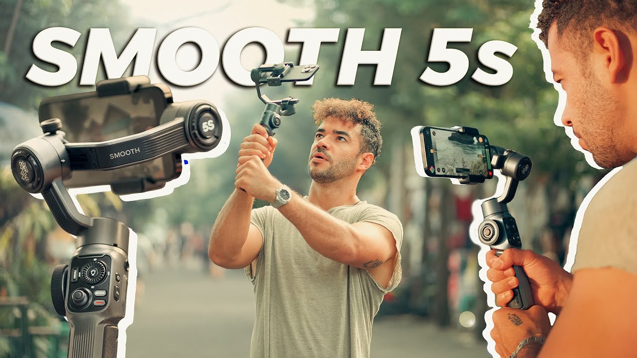 Gimbal PROFISSIONAL para CELULAR - SMOOTH 5S - Review