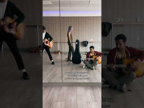 Sometimes you gotta warm up in a ballet studio 🕺 #acoustic #thinkingboutlove #shorts