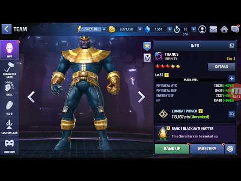 Thanos 6 star rank up