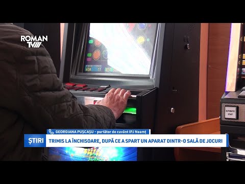 Trimis la închisoare, după ce a spart un aparat dintr-o sală de jocuri