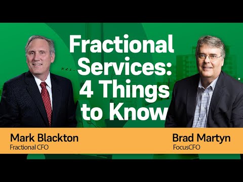 Fractional Services - Four Things you Should Know