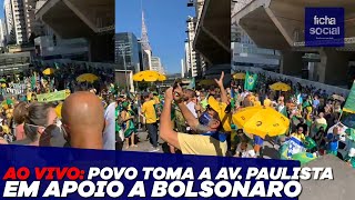 POVO TOMA A AV. PAULISTA EM APOIO A BOLSONARO