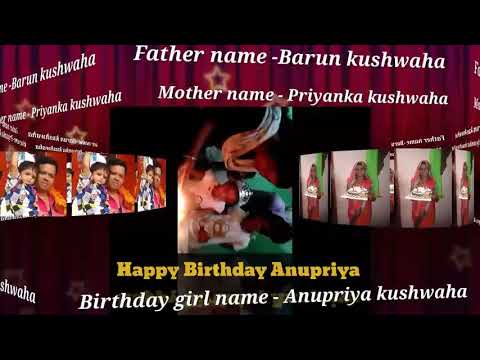 Happy birthday anupriya 2