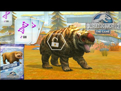 UNLOCK DIPROTODON - JURASSIC WORLD THE GAME