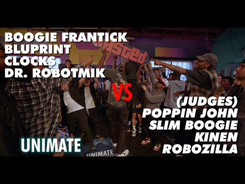 Boogie Frantick, Bluprint, Clocks, Dr. Robotmik VS Poppin John, Slim Boogie, Kinen, Robozilla