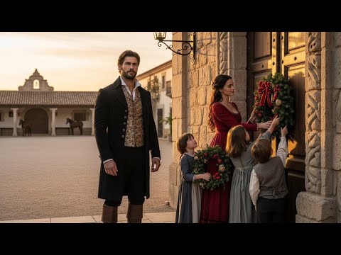 El hacendado viudo pasaría la Navidad solo — hasta que una lavandera llegó con sus 3 hijos y…