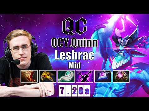 Leshrac Mid | QCY.Quinn | OMG WHAT IS THIS MAGIC DAMAGE  | 7.28a Gameplay Highlights