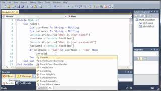 Download the video "Visual Basic Tutorial - 17 - Logical Operators"
