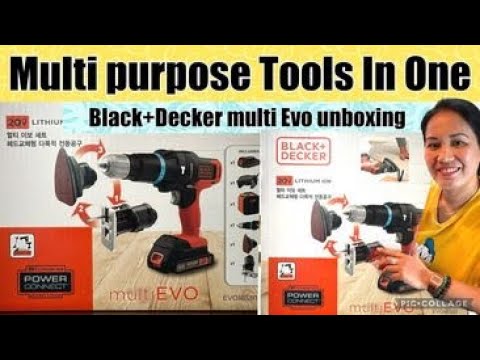 Ferramentas multifuncionais em um – Black&Decker Multi Evo Unboxing por Pinay