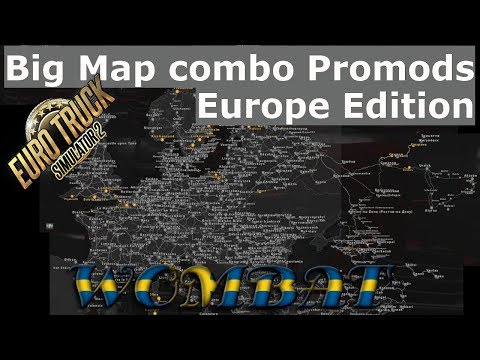 ETS2 1.33 - Big Map Promods 2.32 Version - Europe Edition