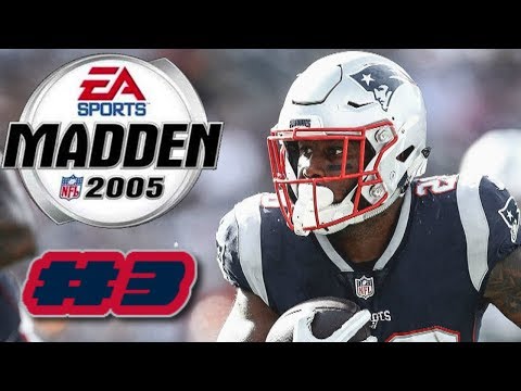 Madden NFL 2005 PS2 2019 New England Patriots Franchise Mode Ep.3 (EPIC COMEBACK VS DOLPHINS)