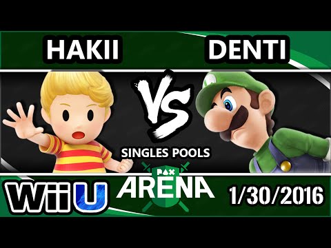 PAX South Arena - Denti (Luigi) Vs. Hakii (Lucas) SSB4 Pools - Smash Wii U - Smash 4