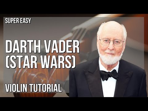 SUPER EASY: How to play Darth Vader (Star Wars)  by John Williams on Violin (Tutorial)