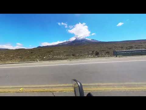 Ecuador on a motorcycle - From Banos to Riobamba 12 Chimborazo