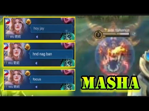 Masha Aggressive Offlaner! Di Nag Ban Si Jay, Focus Jay 🤣