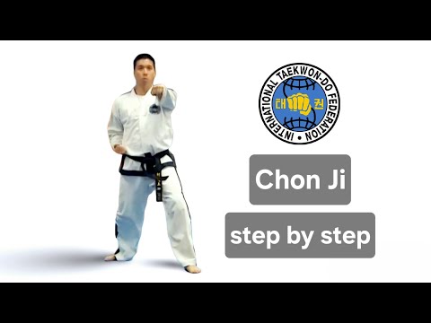 CHON JI instructions | TaekwonDo Patterns #taekwondo