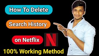 how to delete search history on netflix
