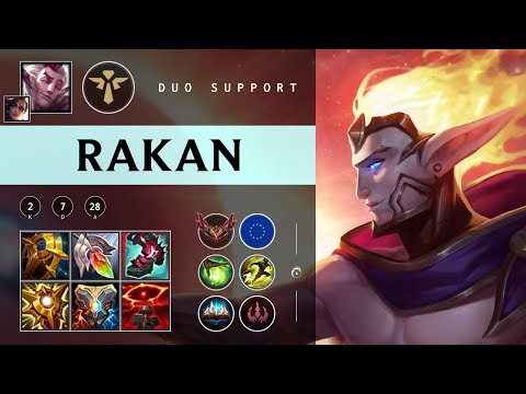 Rakan Support vs Alistar - EUW Grandmaster Patch 25.23