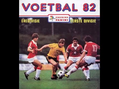 STICKERS PANINI DUTCH CHAMPIONSHIP 1982 FC UTRECHT