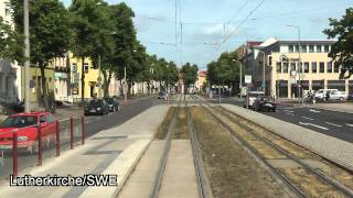 preview picture of video 'Straßenbahn Erfurt linia 1'