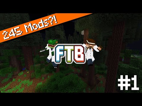 I added 200+ MODS to Minecraft : FTB Revelation #1