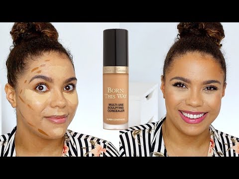 Too Faced Born this Way Concealer Review, Swatches, Demo! Video