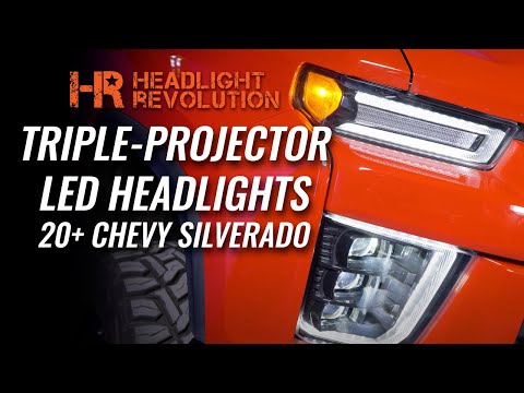 Triple Projector 2020+ Chevy Silverado HD Morimoto XB LED Headlights | Features and Install