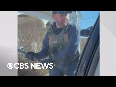 ICE agent smashes window to detain man, attorney says they have the wrong person