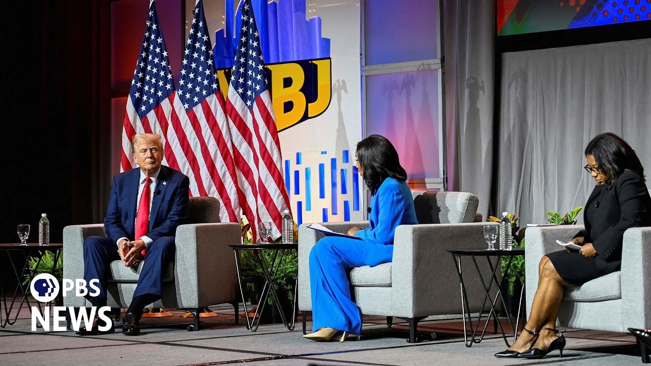 WATCH FULL EVENT: Trump speaks at National Association of Black Journalists conference in Chicago
