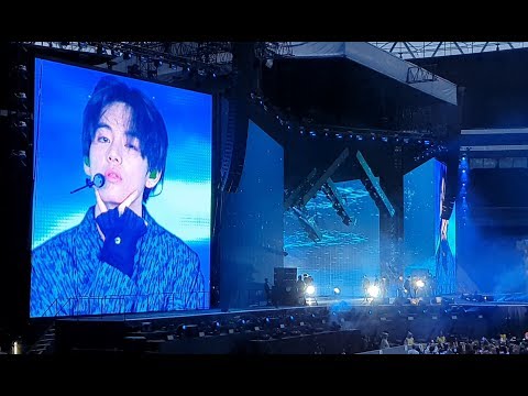 BTS V - Singularity｜ V intro video｜WEMBLEY day 2｜BTS London concert day 2 ｜19 06 02 ｜HD Full