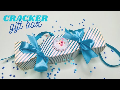 Cracker Gift Box | Easy Gift Wrapping | Candy Box Ideas