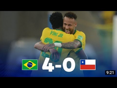 Brazil vs Chile 4-0 Extended Highlights & All Goals 2022 HD