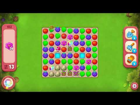 Gardenscapes - Level 102 @Games4Fun✅