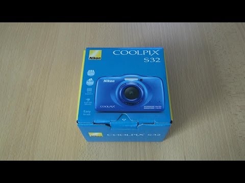 Digitalkamera Nikon Coolpix S32 ausgepackt und getestet (Unboxing / Test) 06.06.2014