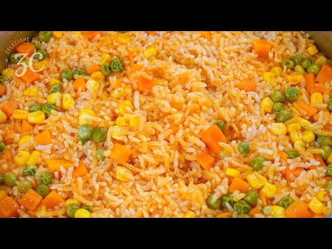 Arroz Rojo Mexicano Tradicional | Super Esponjocito 😊