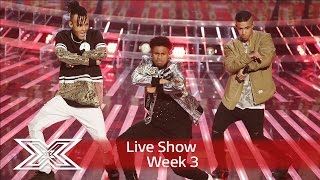 5 After Midnight get the Audience moving  | Live Shows Week 3 | The X Factor UK 2016