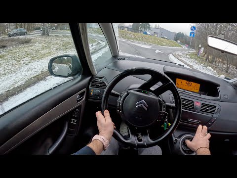 2010 Citroen C4 Picasso [1.6 HDi 109HP] |0-100| POV Test Drive #1568 Joe Black