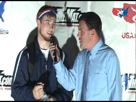 Junior Greco-Roman 160 pound champion Dylan Reel of Illinois