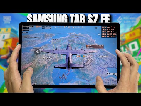 Samsung Tab S7 FE test game PUBG Mobile 2024