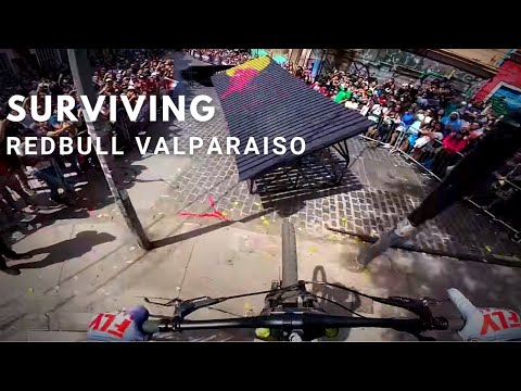 Intense Race Down the Stairs of Valparaiso, Chile! Final Run