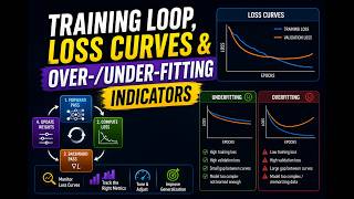 Training Loop, Loss Curves & Over-/Under-fitting Indicators