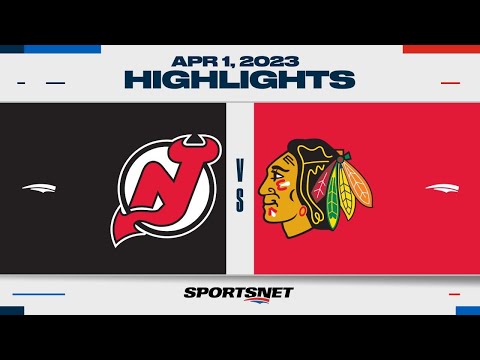 NHL Highlights | Devils vs. Blackhawks - April 1, 2023