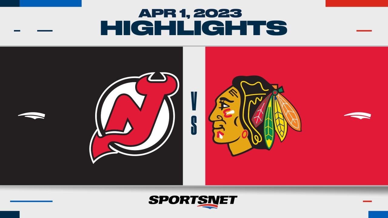 NHL Highlights | Devils vs. Blackhawks - April 1, 2023