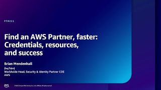 AWS re:Inforce 2024 - Find an AWS Partner, faster: Credentials, resources, and success (PTN221)
