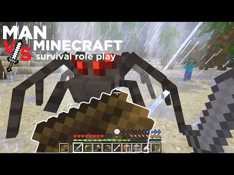 Not Gonna Die Today! | Man vs Minecraft - Part 2 | Minecraft Survival Role-play