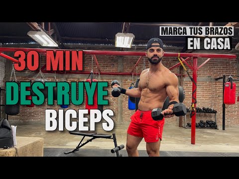 Destroy Your Biceps at Home (30 Minutes) Arm Toning Routine